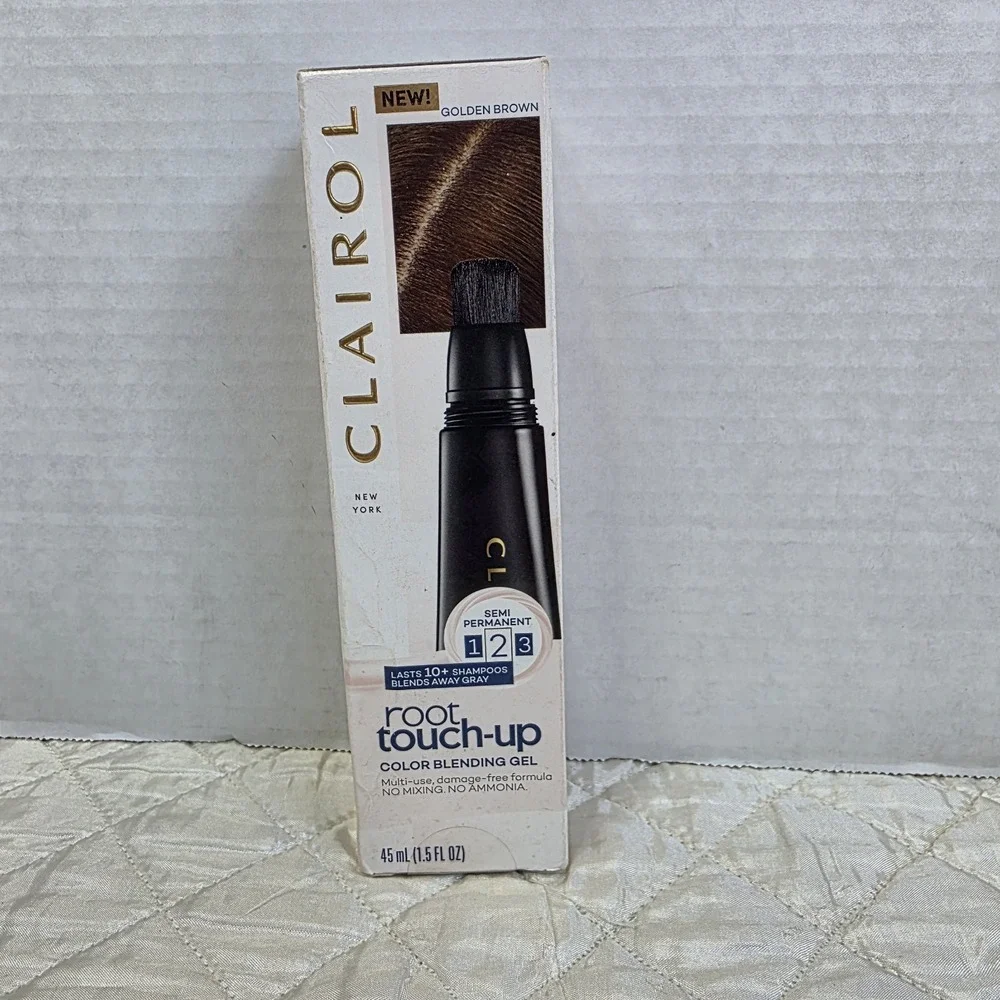 CLAIROL, Golden Brown Root Touch Up Hair Color Blending Gel Semi-Permanent 1.5oz